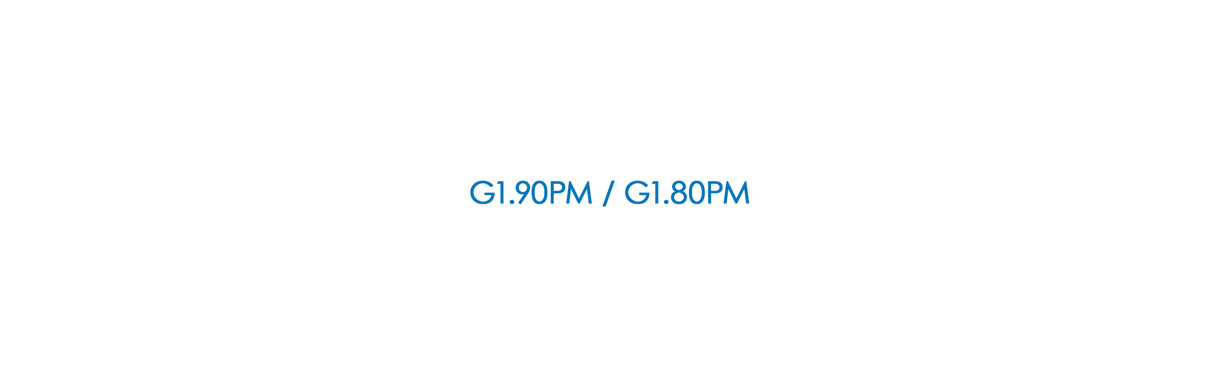 G1.90PM / G1.80PM