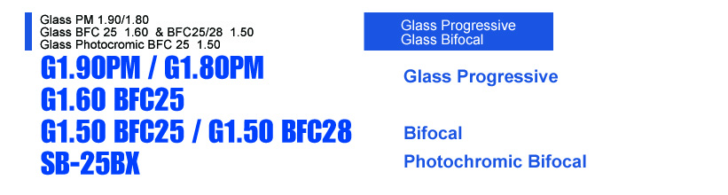Glass Progressive / Glass Bifocal