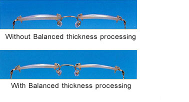 Balanced thickness processing